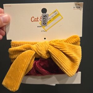 Cat & Jack Girls Headwraps 0-12 Months NWT